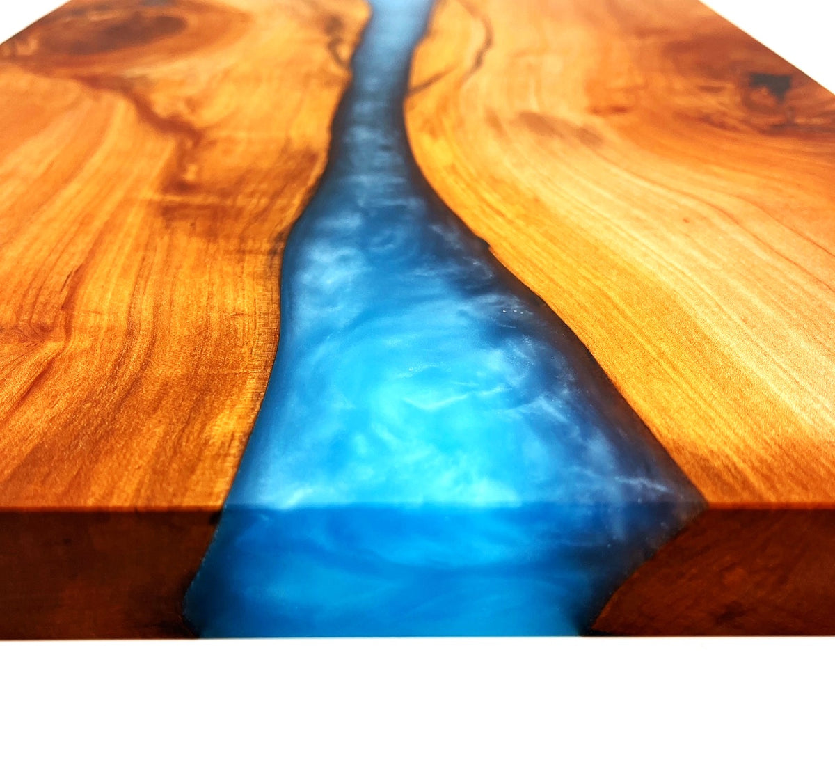 Applewood Epoxy Resin River Charcuterie Board The WoodenStone