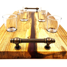 Spalted Ash Epoxy Resin River Shot Serving Tray