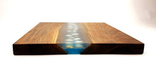 Walnut Epoxy Resin River Seashell Cutting Board