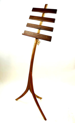Walnut and Maple Music Stand
