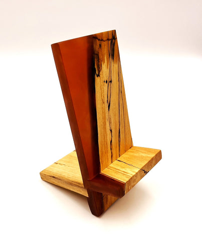 Spalted Maple Epoxy Resin Phone Stand
