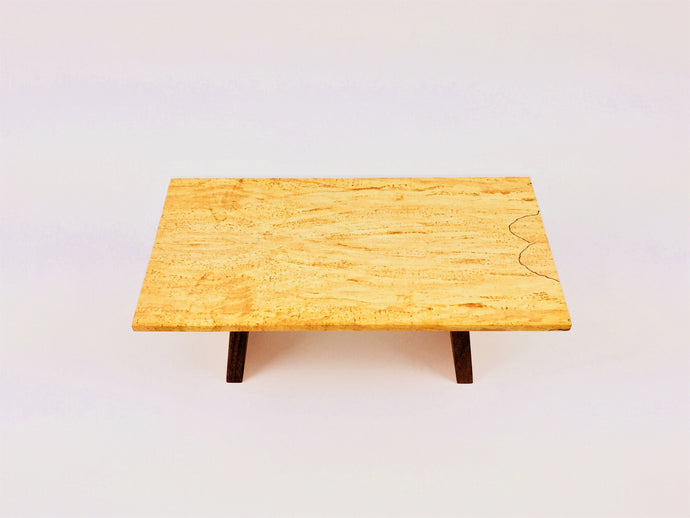 Maple Table With Walnut Legs