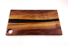 Walnut Epoxy Resin River Charcuterie Board