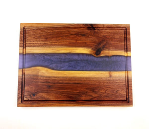 Walnut Epoxy Resin River Cutting Board