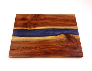 Walnut Epoxy Resin River Cutting Board