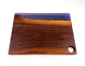 Walnut Epoxy Resin Charcuterie Board