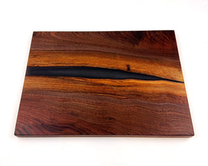 Walnut Epoxy Resin River Cutting Board