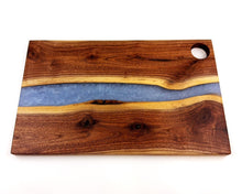 Walnut Epoxy Resin River Charcuterie Board