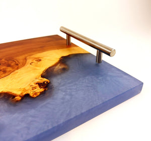 Applewood Epoxy Resin Serving Tray