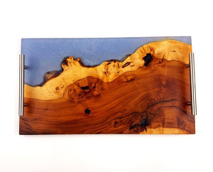 Applewood Epoxy Resin Serving Tray