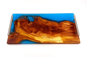 Applewood Epoxy Resin Serving Tray