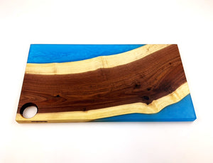 Walnut Epoxy Resin Charcuterie Board