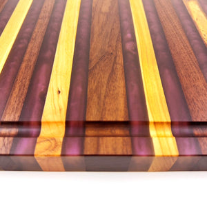 Multi-Wood Epoxy Resin Cutting Board