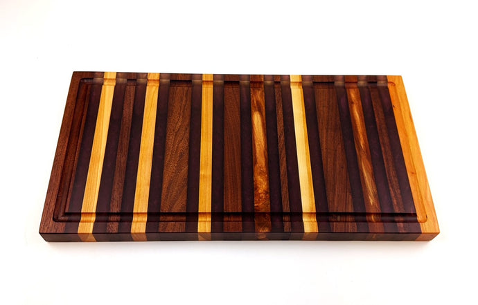 Multi-Wood Epoxy Resin Cutting Board