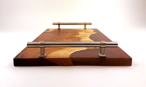 Applewood Epoxy Resin Serving Tray