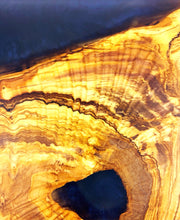 Olivewood Epoxy Resin Charcuterie Board