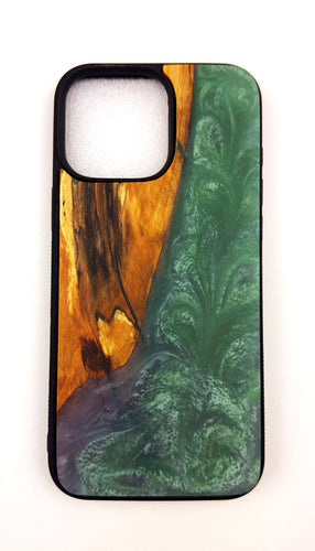 Applewood Epoxy Resin iPhone 16 Pro Max Case