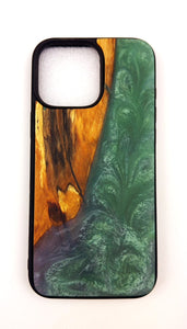 Applewood Epoxy Resin iPhone 16 Pro Max Case