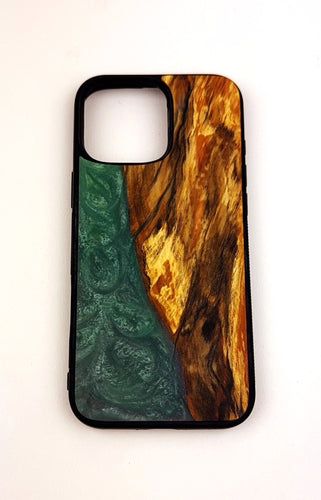 Applewood Epoxy Resin iPhone 16 Pro Max Case