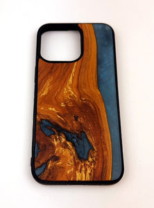 Applewood Epoxy Resin iPhone 15 Pro Max Case