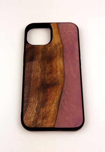 Walnut Epoxy Resin iPhone 13 & 14 case