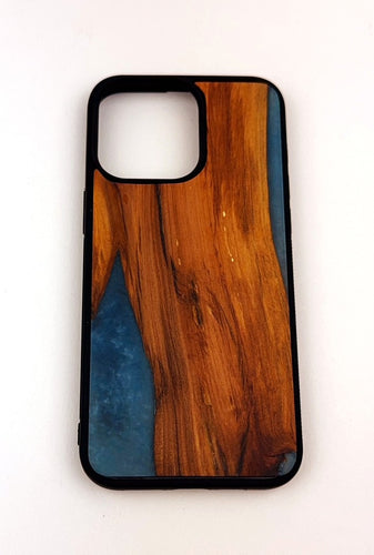 Applewood Epoxy Resin iPhone 15 Pro Max Case