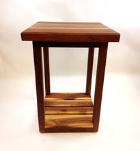 Walnut Epoxy Resin River End Table