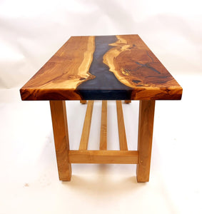Applewood Epoxy Resin River Coffee Table
