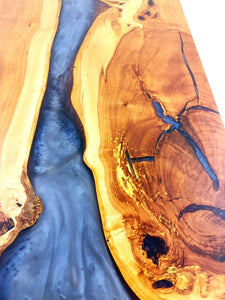 Applewood Epoxy Resin River Coffee Table