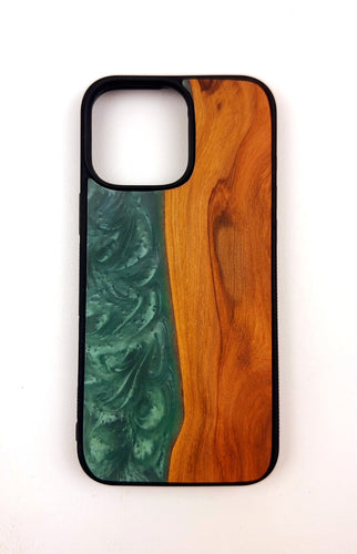 Applewood Epoxy Resin iPhone 16 Pro Max Case