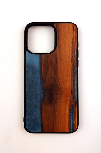 Applewood Epoxy Resin iPhone 15 Pro Max Case