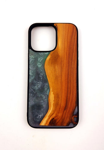 Applewood Epoxy Resin iPhone 16 Pro Max Case