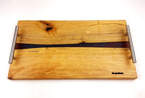 Ash Epoxy Resin River Serving Tray