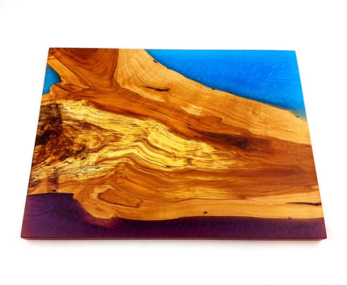 Applewood Epoxy Resin Charcuterie Board