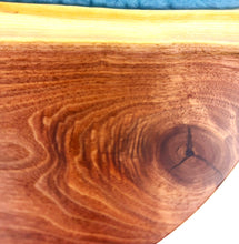 Walnut Epoxy Resin River Lazy Susan