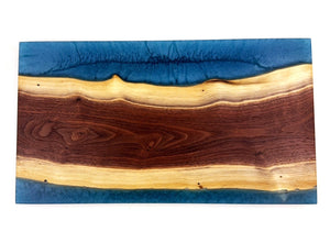 Walnut Epoxy Resin Charcuterie Board