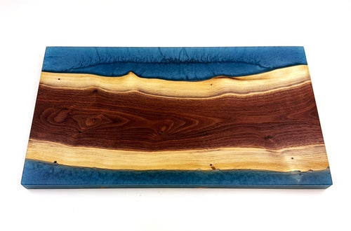 Walnut Epoxy Resin Charcuterie Board