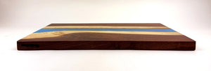 Walnut Epoxy Resin River Cutting Board