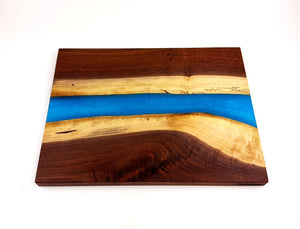 Walnut Epoxy Resin River Cutting Board