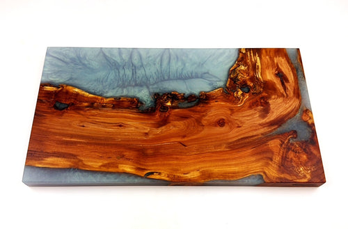 Applewood Epoxy Resin Charcuterie Board