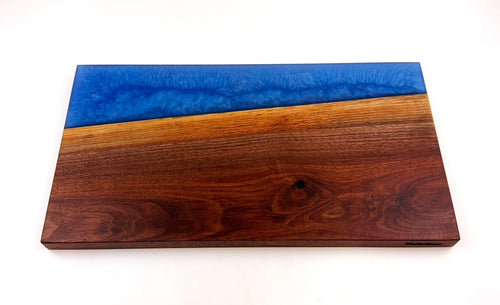 Walnut Epoxy Resin Charcuterie Board