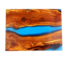 Applewood Epoxy Resin River Charcuterie Board