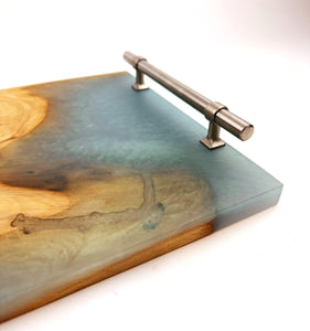 Walnut Epoxy Resin Serving Tray