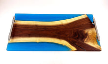 XL Walnut Epoxy Resin Serving Tray