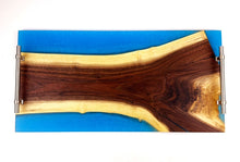 XL Walnut Epoxy Resin Serving Tray