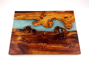 Applewood Epoxy Resin River Charcuterie Board