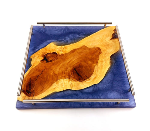 XL Applewood Epoxy Resin Serving Tray