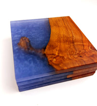 Applewood Epoxy Resin Coasters (set of 4)