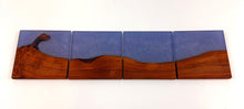 Applewood Epoxy Resin Coasters (set of 4)