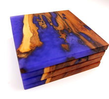 Applewood Epoxy Resin Coasters (set of 4)